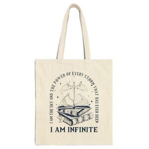 Fourth Wing Rebecca Yarros “I Am Infinite” Tote Bag